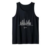 Hanoi Vietnam Skyline Asia Viajes Souvenirs Camiseta sin Mangas