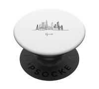 Hanoi Vietnam Skyline Asia Viajes Souvenirs PopSockets PopGrip Adhesivo
