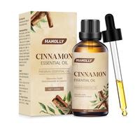 HANOLLY Aceite Esencial Canela 100ml, Aceites Esenciales Naturales para Difusor, Humidificador, Vela, Fabricación de Jabón, Aromaterapia Aceite de Canela para Piel, Masaje, Baño