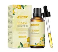 HANOLLY Aceite Esencial Limón 100ml, Aceites Esenciales Naturales para Difusor, Humidificador, Vela, Fabricación de Jabón, Aromaterapia Aceite de Limon para Piel, Masaje, Baño