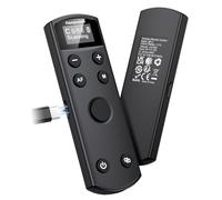 Hanpusen Mando a distancia recargable para cámara Canon, disparador inalámbrico con pantalla OLED compatible con R8, R6 II, R100, R50, R10, M50, SL3, R3, R5, R6, RP, R; reemplaza Canon BR-E1 (negro)