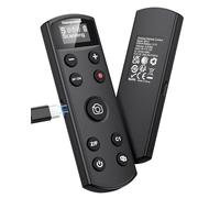 Hanpusen Mando a distancia recargable para cámara Sony - Disparador inalámbrico con pantalla OLED compatible con ZV-1F, ZV-1II, ZV-1, ZV-E10II, ZV-E10, A6100, A6400, FX30, FX3; reemplaza Sony RMT-P1BT