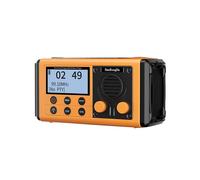 HanRongDa HRD-907 Radio de Emergencia con Manivela Solar, Radio Meteorológica de Emergencia, Radio Portátil DAB/SW/AM/FM de 10 000 MAh