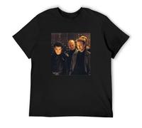 Hans Alan Rickman Die Hard 80S Movie Print Unisex T-Shirts Men tee Cotton Tops Black Shirt S