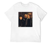 Hans Alan Rickman Die Hard 80S Movie Print Unisex T-Shirts Men tee Cotton Tops White Shirt S