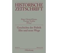 Hans-Christof Kraus Geschichte der Politik (Tapa blanda) (Importación USA)