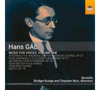 Hans Gál – Musique pour voix – Vol. 1 – CD – NAXOS