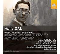 Hans Gál: Music for Viola, Volume 1