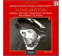 Hans Hotter - Hollander / Hans Sachs / King Phillip
