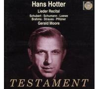 Hans Hotter - Lieder Recital