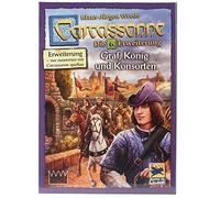 Hans im Glück, Carcassonne Count, King and Consorts, 6ª expansión, Juego Familiar, Juego de Mesa, 2-6 Jugadores, a Partir de 7 años, más de 40 Minutos, alemán