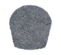 Hans K Cojín de silla con reposabrazos/taburete bar ZigZag Piel de oveja grafito