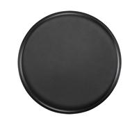 Hans K Cojín de silla taburete/taburete de bar ZigZag Cuero bonded negro