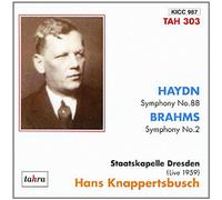 Hans Knappertsbusch - Hans Knappertsbusch - Haydn: Symphony No.88 / Brahms: Symphony No.2 / Staatskapelle Dresden [Japan CD] KICC-987