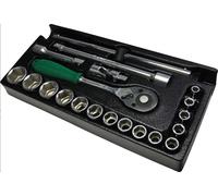 Juego de llaves de vaso HANS 1/2 pulgadas 23 Pieza