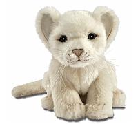 HANSA Animal - Peluche de león Blanco para bebé Sentado (18 cm)