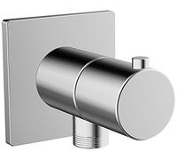 Hansa - Designo Toma De Agua Con Llave De Paso Emb. Cuadrado Cromo (51570172)