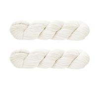 HANSA-FARM Juego de calcetines Alpacare 75% lavables para bebé, 224 g, 2 x 112 g, lana para calcetines sin arañazos, para tejer y ganchillo, trenzas naturales