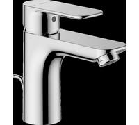 HANSA HANSABASIC XL Mezclador de lavabo, 112 mm de proyección, con barra de tracción, cromado, 55502203