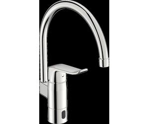 HANSA HANSACARE Mezclador de cocina híbrido, híbrido/Bluetooth, in uente de alimentación, 178 mm de proyección, cromo, 46142009