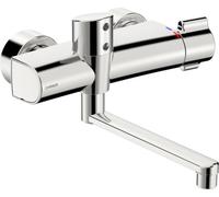 HANSA HANSAclinca Mezclador de seguridad para lavabo, sin contacto, proyección de 286 mm, cromo, 08866202