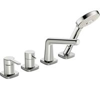 Hansa HANSADESIGNO Juego listo para montar Style para bañera/ducha, 4 orificios, proyección: 189 mm, 53122083 - 53122083