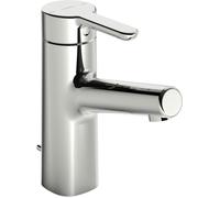 HANSA HANSADESIGNO Mezclador de lavabo Style, proyección de 119 mm, con desagüe automático, 51712283