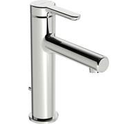 HANSA HANSADESIGNO Mezclador de lavabo Style, proyección de 125 mm, con desagüe automático, 51832293