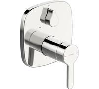 HANSA HANSADESIGNO Mezclador Style para bañera y ducha, empotrado, cromo, 81119593