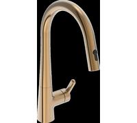 HANSA HANSADESIGNO Style Comfort grifo monomando de cocina, independiente, 231 mm de proyección, 5136228381, Color: bronce cepillado