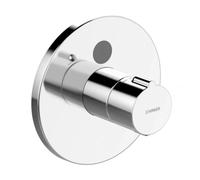 HANSA HANSAELECTRA Mezclador de ducha, sin contacto, accionado por pilas, para montaje en pared, cromo, 81909001