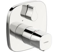 HANSA HANSALIVING Mezclador de bañera y ducha, conjunto listo para montar/termostato, con dispositivo de seguridad, 81143572