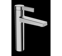 HANSA HANSALOFT mezclador de lavabo, para lavabos de encimera poco profundos, sin juego de desagüe, cromo, proyección: 143 mm, 57562103
