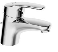 Hansa Hansamix XS Mezclador de lavabo, con desag&uumle automÃ¡tico, con freno de agua, proyecciÃ³n: 127mm, 01102283 - 01102283