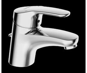 HANSA HANSAMIX XS Mezclador de lavabo, con juego de desagüe, con freno de agua, proyección: 127mm, 01102283