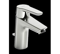 HANSA HANSAPOLO Eco mezclador monomando de lavabo, 4,2 l /min, con juego de desagüe, proyección 110mm, 515022930005