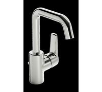 HANSA HANSAPOLO Mezclador monomando de lavabo, con desagüe automático, proyección de 152 mm, 51542293, 51552293