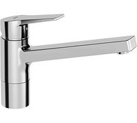 HANSA HANSATWIST mezclador de cocina, con dispositivo de seguridad, giratorio, proyección: 199 mm, 09142283, Color: cromado