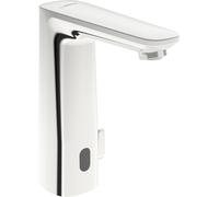 HANSA Mezclador de lavabo HANSAELECTRA, 230/9 V, Bluetooth, con sensor, proyección 118mm, cromo, 93002009