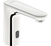 HANSA Mezclador de lavabo HANSAELECTRA, 230/9 V, Bluetooth, proyección 123mm, cromo, 92512009