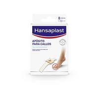 Hansaplast Apósito adhesivo para callos, ayuda a eliminar callos y durezas, tratamiento para pies con ácido salicílico, alivio inmediato del dolor por presión, 8 unidades
