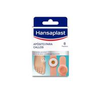 Hansaplast Apósito adhesivo para callos, ayuda a eliminar callos y durezas, tratamiento para pies con ácido salicílico, alivio inmediato del dolor por presión, 8 unidades