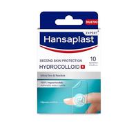 Hansaplast Apósitos Hidrocoloides (S - 10), Apósitos adhesivos 100% Impermeables para Curación Rápida, Apósitos para Dedos, Ultrafinos y Flexibles, Adhesión Extrafuerte, Protege como una segunda piel