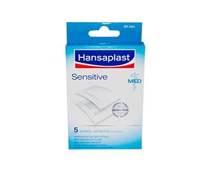 Hansaplast Apósitos Sensitive Anti-bacteriano XL - 5 Apósitos