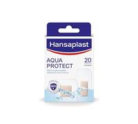Hansaplast Aqua Protect Apósitos impermeables, apósitos adhesivos con adhesión extrafuerte, apósitos transparentes para natación y ducha, 1 x 20 unidades