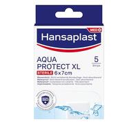Hansaplast Aqua Protect XL Steril 6 cm x 7 cm, 5 Stück | Packung (5 Stück)