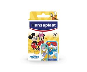 Hansaplast Disney Frozen II Apósitos para heridas, tiras infantiles, apósitos resistentes al agua, agradables para la piel, retirada indolora, con dibujos, 20 apósitos
