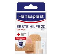 Hansaplast Erste Hilfe Pflaster Mix 20 Strips - B01JS1F5ZQ | Packung (20 Stück)