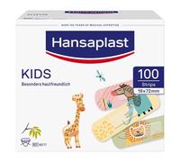 Hansaplast Kids - Tiras universales para tiritas (1,9 x 7,2 cm, 100 unidades)