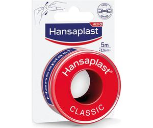 Hansaplast Med+ Classic Esparadrapo 5m x 2,5cm